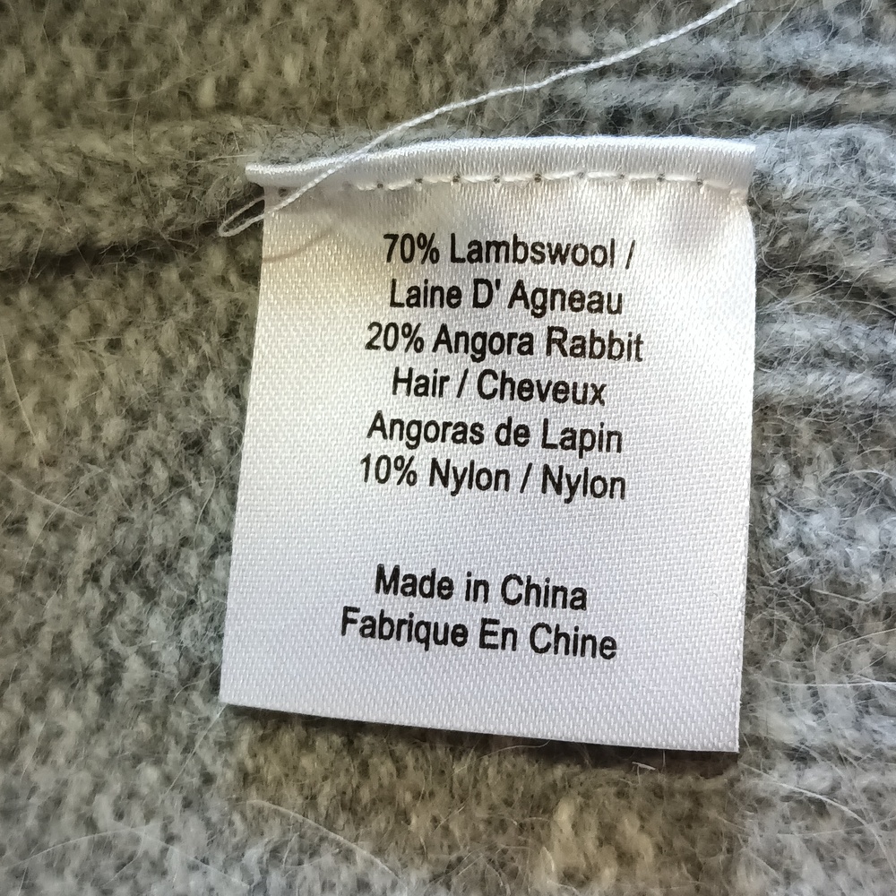 Obermeyer Faire Isle Womens Lambswool Angora Zip Cardigan Sweater Small - Picture 10 of 11